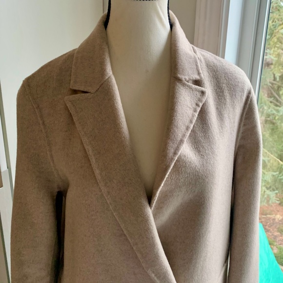 Zara woman coat wool mix NEW Medium - Picture 9 of 10
